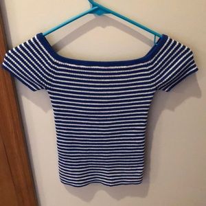 madewell off the shoulder top